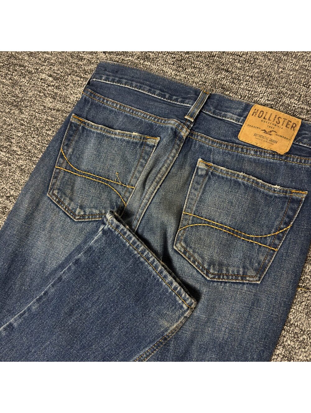 Y2K Hollister Slim Straight Jeans Mens 29x30 Med Wash